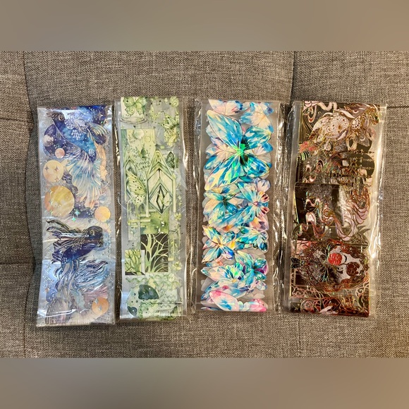 Waterproof PET Tape cute, lovely,Flower, journal sticker, Notebook, hand account - Picture 2 of 7